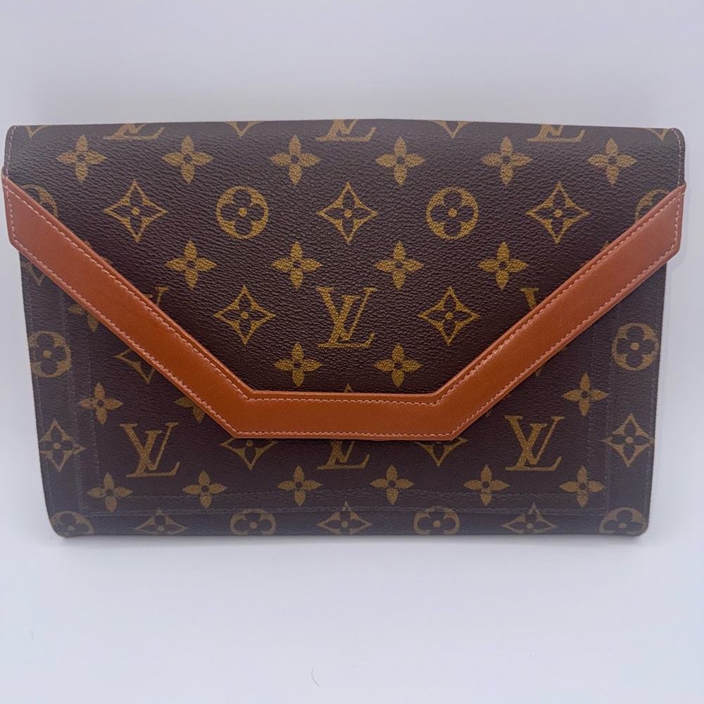 RARE LV Louis Vuitton French Company Envelope Clutch Vintage New With Tags!!!